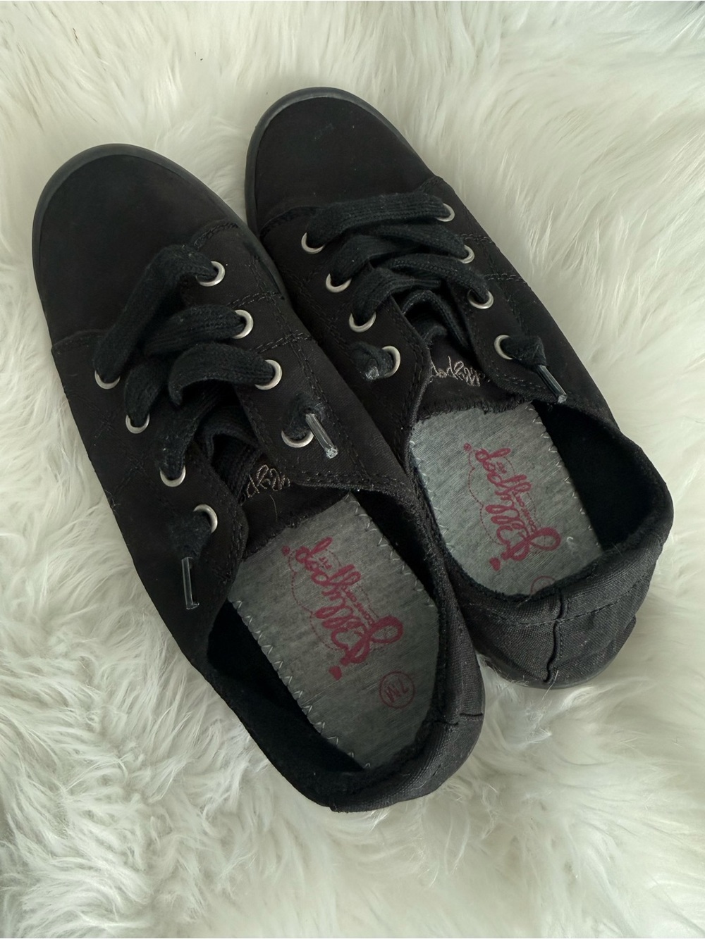Jellypop Black Slip-On Casual Shoe soft and lite. Size 7M